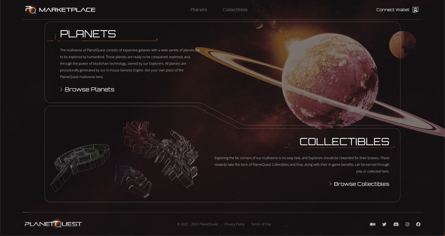 PlanetQuest Marketplace